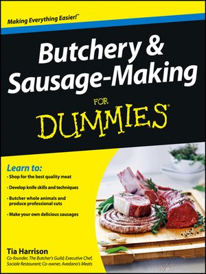 cover image of Butchery and Sausage-Making For Dummies